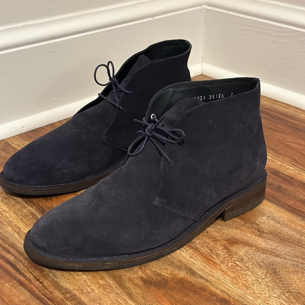 Thursday Boot Co Blue Suede Chukka